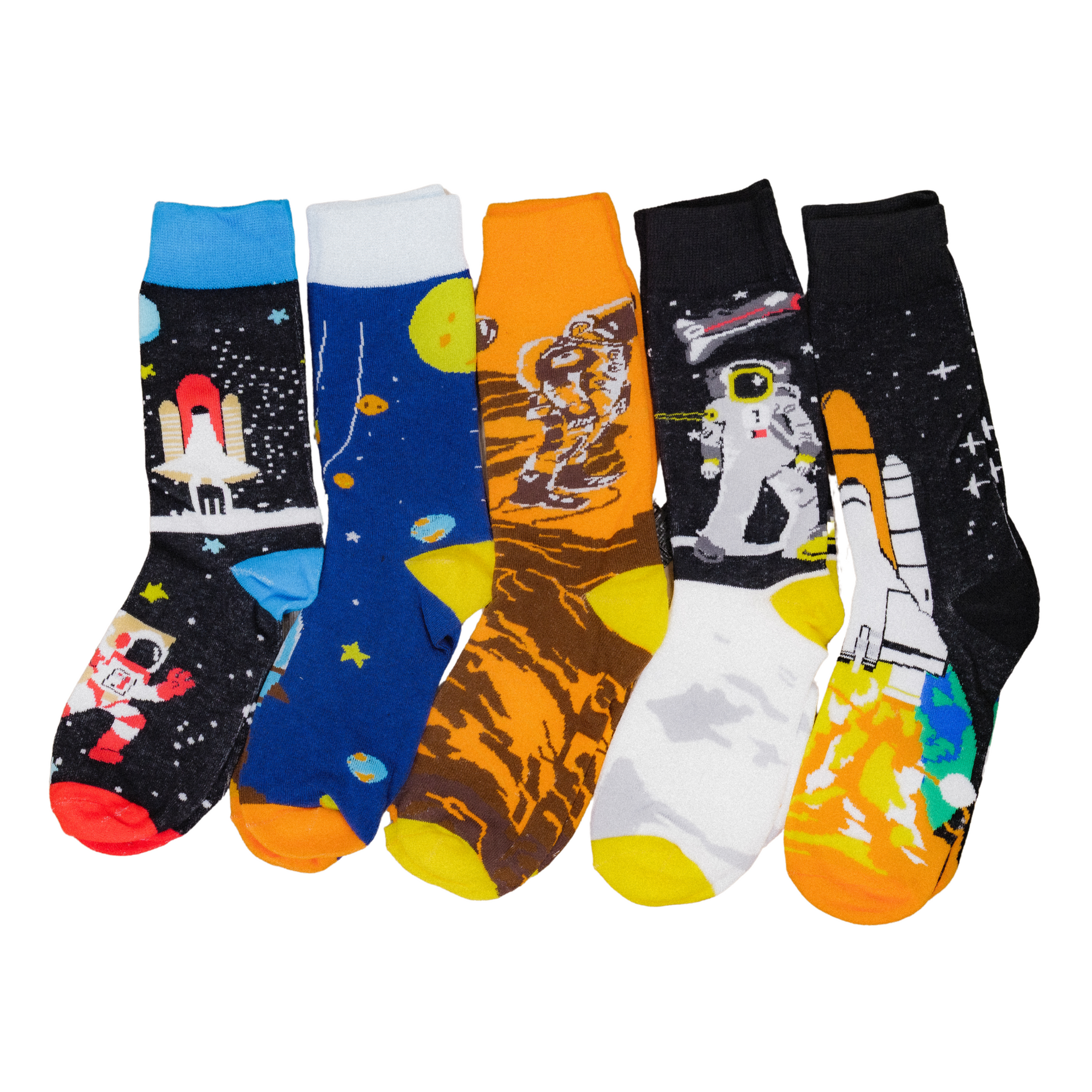 5-Pack Space Socks
